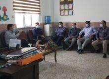 نشست صمیمی رئیس محترم آموزش و پرورش جناب آقای محمد داد با مدیران مدارس بندر شیرینو