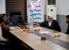 نشست دکتر احمدی با مطالبه گران و اعضای شورای اسلامی در شیرینو